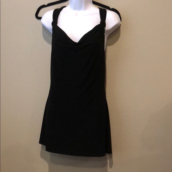 Knockout black Guess open back mini dress - Picture 1 of 6